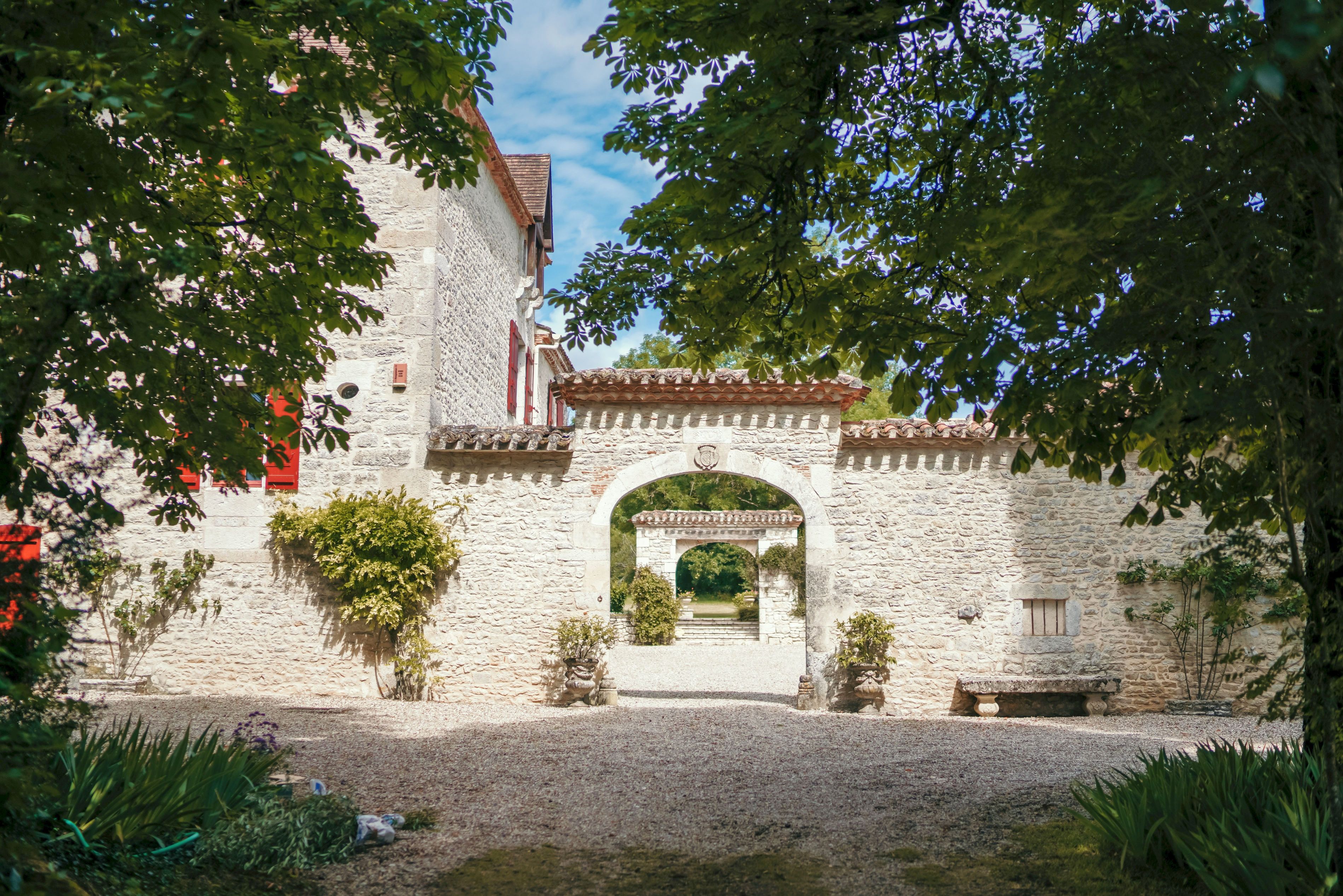 Entrance to Chateau du Trichot